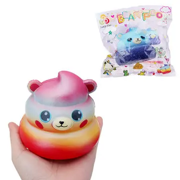 Sanqi Elan® Galaxy Poo Squishy 10109 CM Licensed Slow Rising With Packaging Collection Gift Soft Toy